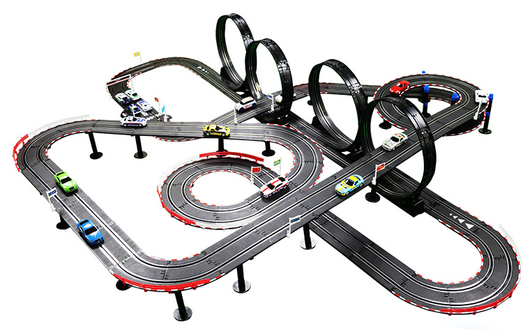 Top-Racer AGM TR-015 Slot Car Racing Sets, Remote Control Car Racing Track, Kids Toys Car Raceway.