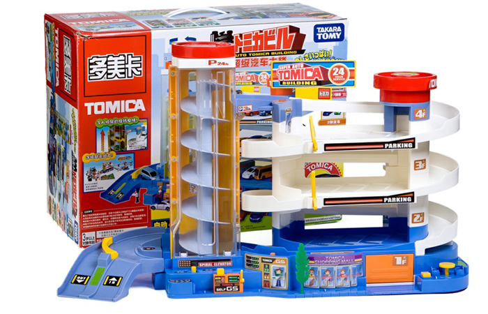Takara Tomy, Tomica World Play-set Toys, Super Auto Tomica Building Car Playset.