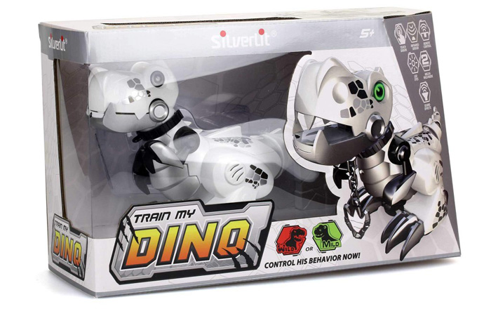 Silverlit Toys 88483 TRAIN MY DINO, Remote Control Intelligent Pet Dinosaur Kids Toy.
