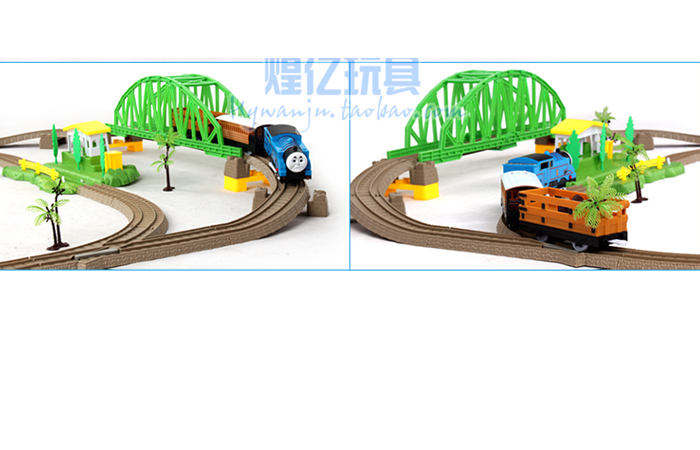 Thomas Toy Train Railway Play Set, Children's Electric Toy Train Kit, Christmas gift, Toy Trains for Kids.
