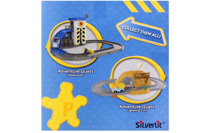 Silverlit Toys Robocar Poli Shaky Bridge Play Set, Movie Cartoon Characters Kids Toy.