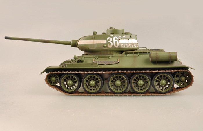 2.4Ghz Radio remote control 1/16 Scale Model RUSSIAN T-34/85 MBT, IR BATTLE Games, Trumpeter model 00807, RC Tank
