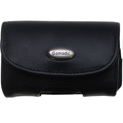 Gomadic Brand Horizontal Black Leather Carrying Case for the