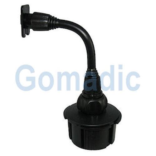 Gomadic Brand Car Auto Cup Holder Mount suitable for the Coby PMP-3520 3521 - Attaches to your vehicle cupholder