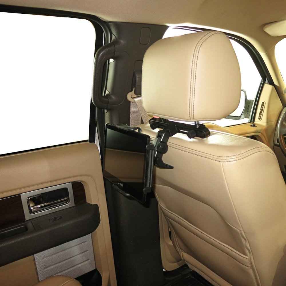 Gomadic Brand Unique Vehicle Headrest Display Mount for the Visual Land Prestige Pro 10D