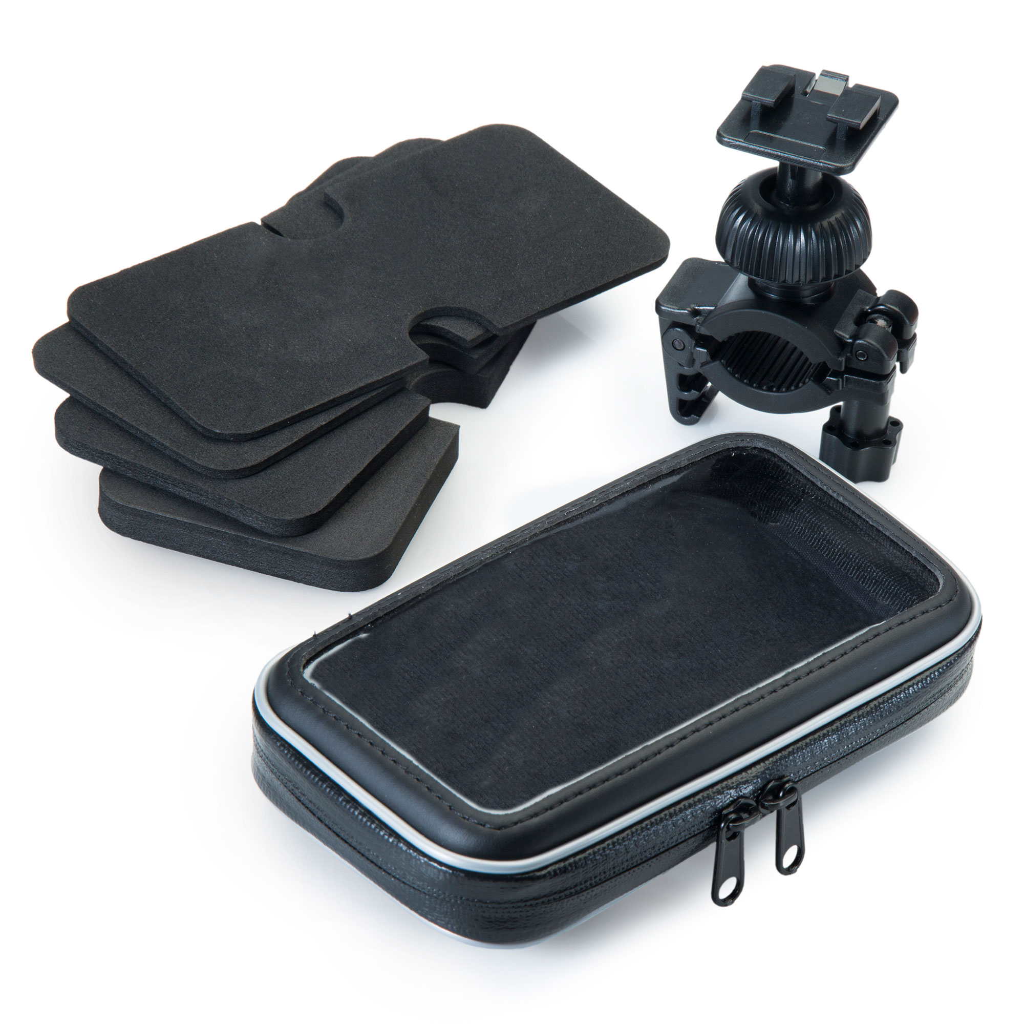 Heavy Duty Weather Resistant Bicycle / Motorcycle Handlebar Mount Holder Designed for the LG Optimus Sol