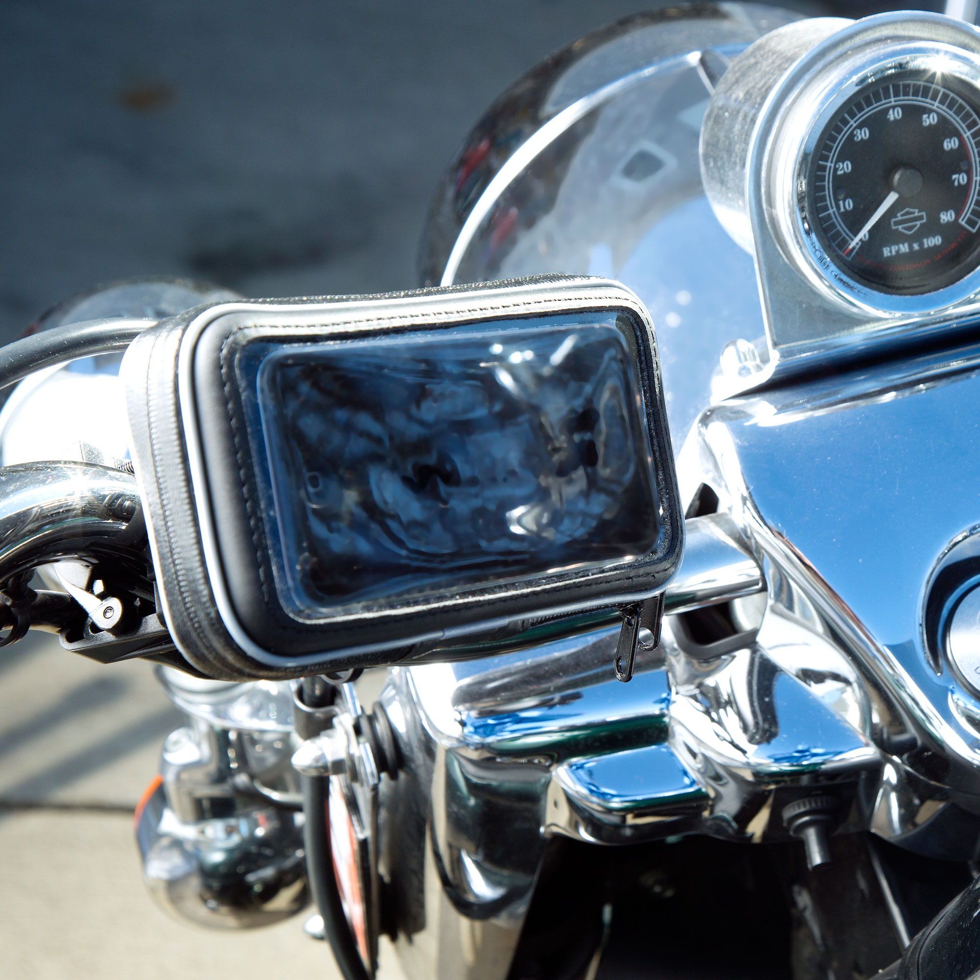 Heavy Duty Weather Resistant Bicycle / Motorcycle Handlebar Mount Holder Designed for the LG Mini