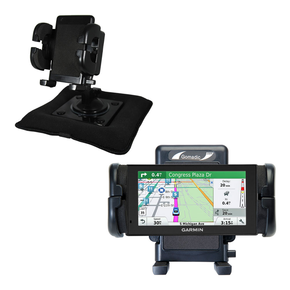 Car / Truck Vehicle Holder Mounting System for Garmin DriveSmart 60LMT Includes Unique Flexible