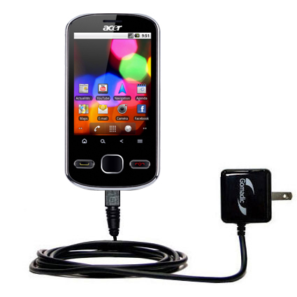 Wall Charger compatible with the Acer beTouch E140 E210