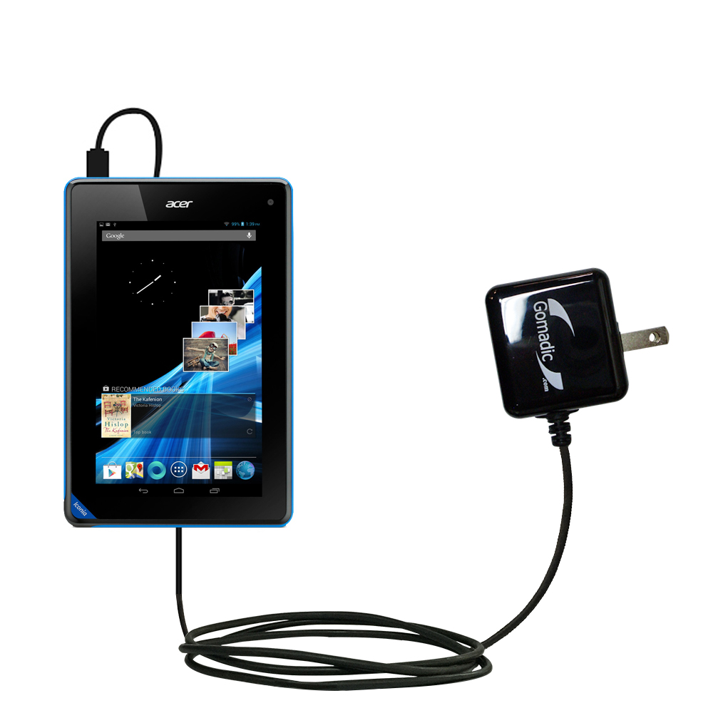 Wall Charger compatible with the Acer Iconia B1