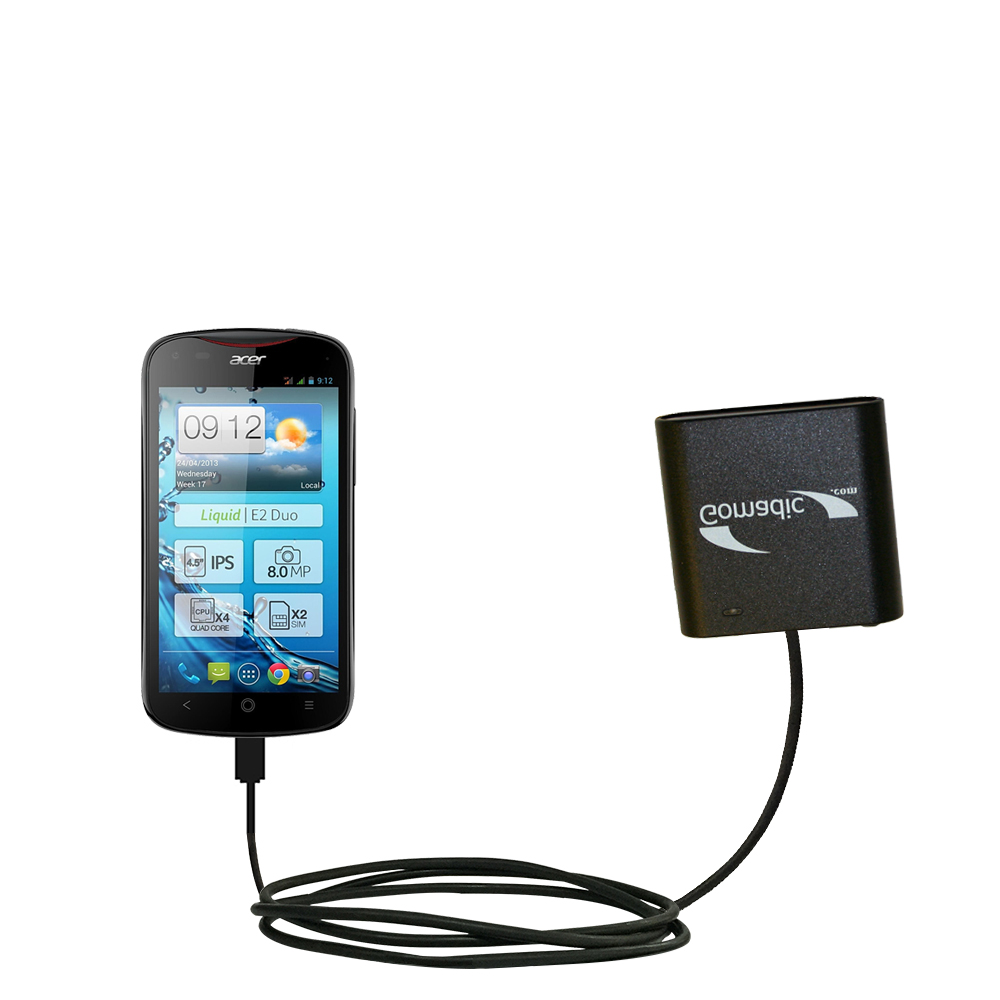 AA Battery Pack Charger compatible with the Acer Liquid E2