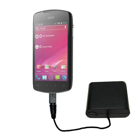 AA Battery Pack Charger compatible with the Acer Liquid Glow