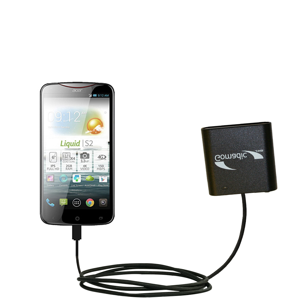 AA Battery Pack Charger compatible with the Acer Liquid S2