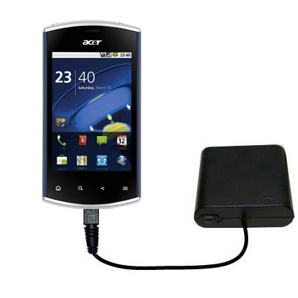 AA Battery Pack Charger compatible with the Acer Liquid mini