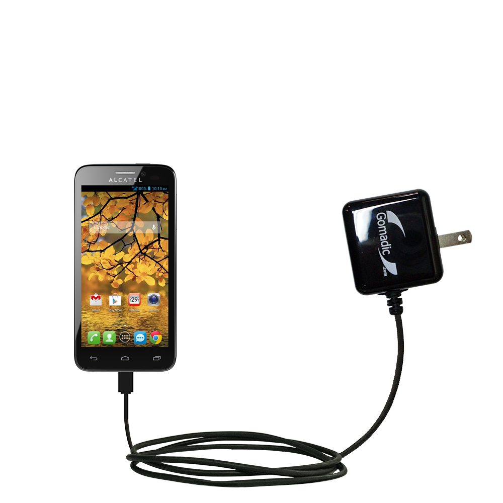 Wall Charger compatible with the Alcatel One Touch Evolve