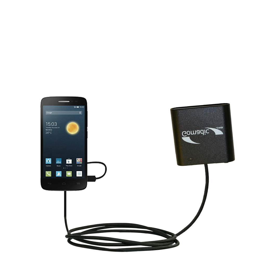 AA Battery Pack Charger compatible with the Alcatel One Touch Snap