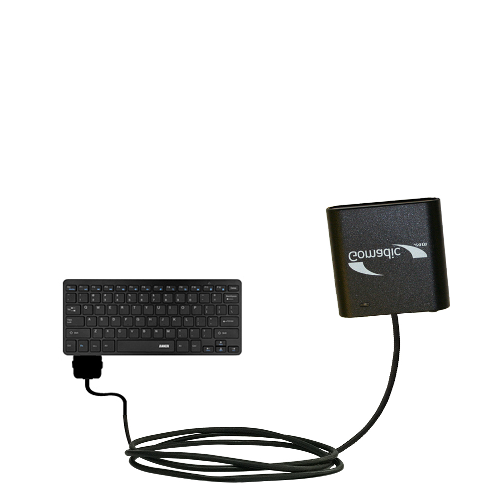 AA Battery Pack Charger compatible with the Anker Mini keyboard