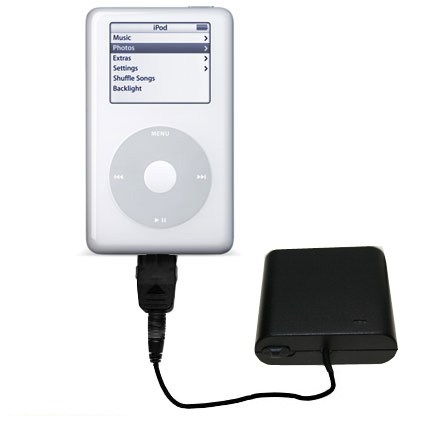 AA Battery Pack Charger compatible with the Apple iPod 4G (20GB)