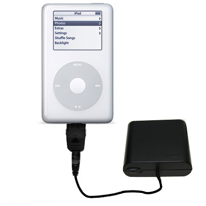 AA Battery Pack Charger compatible with the Apple iPod 4G (40GB)