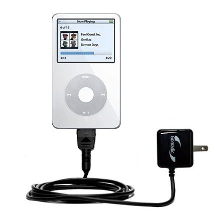 Wall Charger compatible with the Apple iPod 5G Video (30GB)
