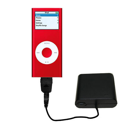 AA Battery Pack Charger compatible with the Apple iPod Nano