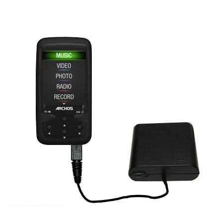 AA Battery Pack Charger compatible with the Archos 24 Vision AV24VB