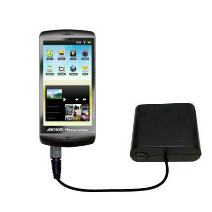 AA Battery Pack Charger compatible with the Archos 28 / 32 / 43 Internet Tablet