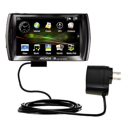 Wall Charger compatible with the Archos 5 Internet Tablet with Android