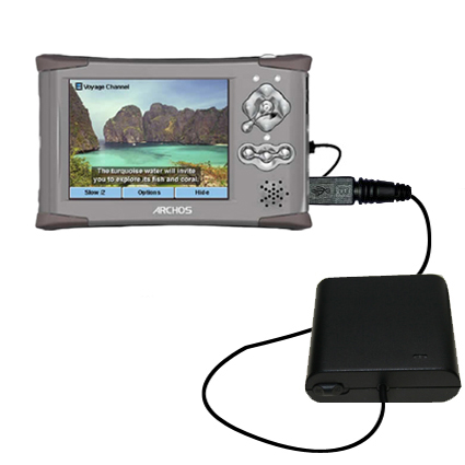 AA Battery Pack Charger compatible with the Archos AV400 AV410 AV420 AV440 AV480 Series