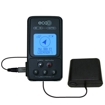 AA Battery Pack Charger compatible with the Audiovox ECCO Personal Navigation Device
