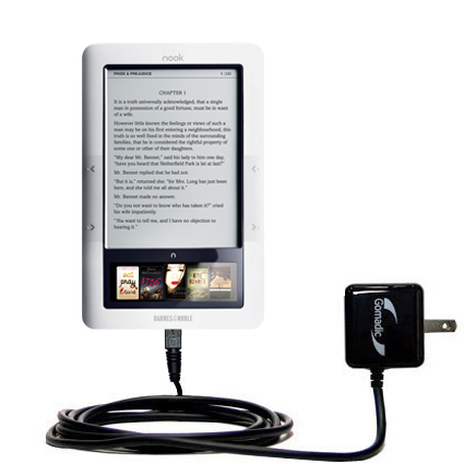 Wall Charger compatible with the Barnes and Noble Nook 3G Wi-Fi