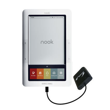 AA Battery Pack Charger compatible with the Barnes and Noble nook Original eBook eReader