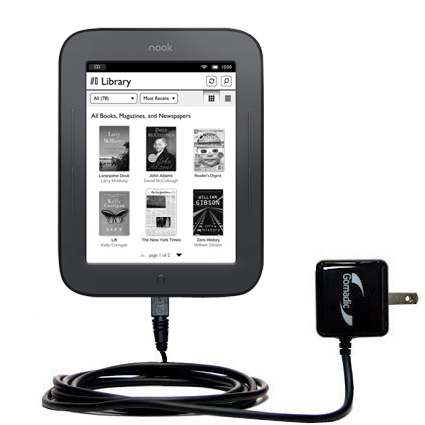 Wall Charger compatible with the Barnes and Noble Nook Touch Reader