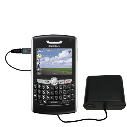 AA Battery Pack Charger compatible with the Blackberry 8800