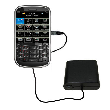 AA Battery Pack Charger compatible with the Blackberry 9220