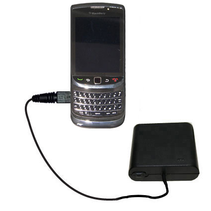 AA Battery Pack Charger compatible with the Blackberry 9800