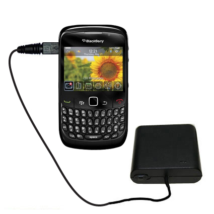 AA Battery Pack Charger compatible with the Blackberry Curve 8500