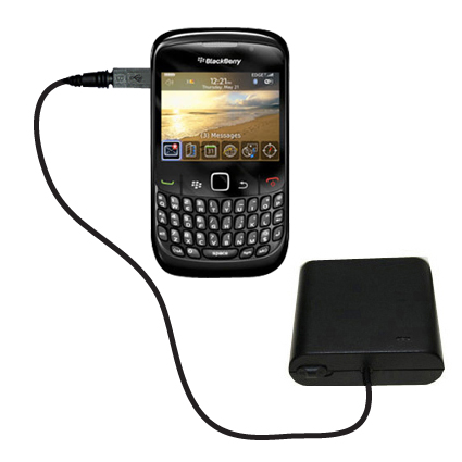 AA Battery Pack Charger compatible with the Blackberry Curve 8520
