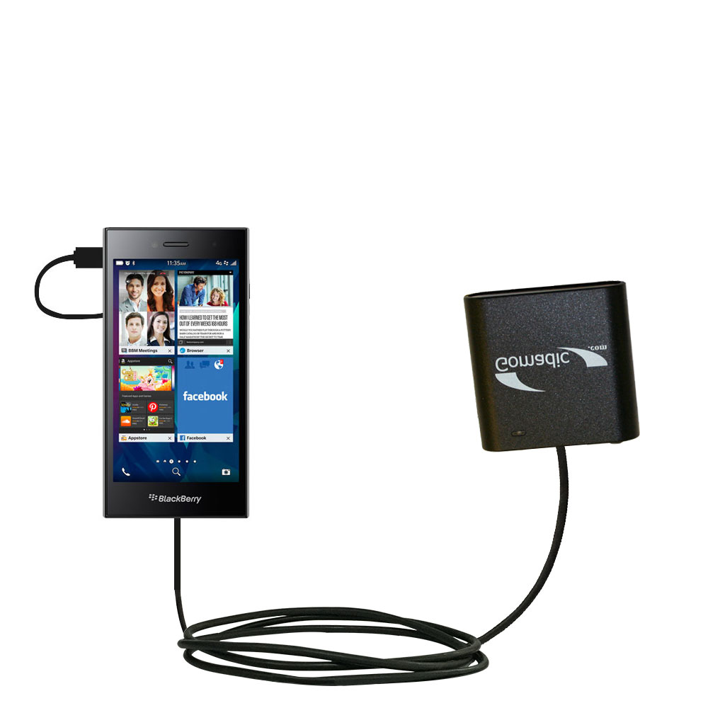 AA Battery Pack Charger compatible with the Blackberry Leap