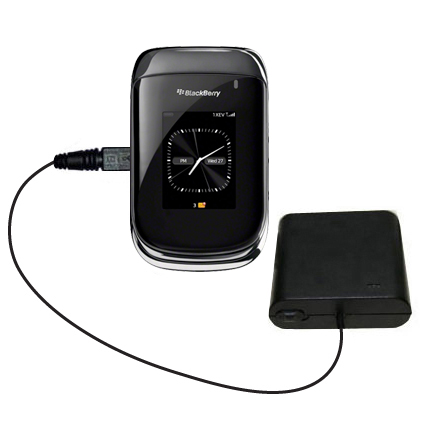 Portable Emergency AA Battery Charger Extender suitable for the Blackberry Oxford - with Gomadic Brand TipExchange Technology