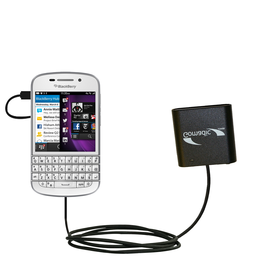 AA Battery Pack Charger compatible with the Blackberry Q10