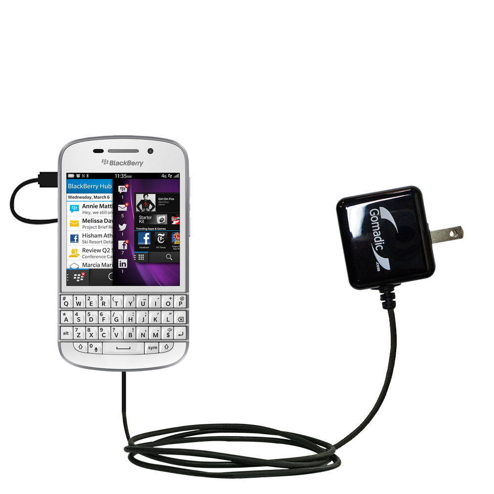 Wall Charger compatible with the Blackberry Q10