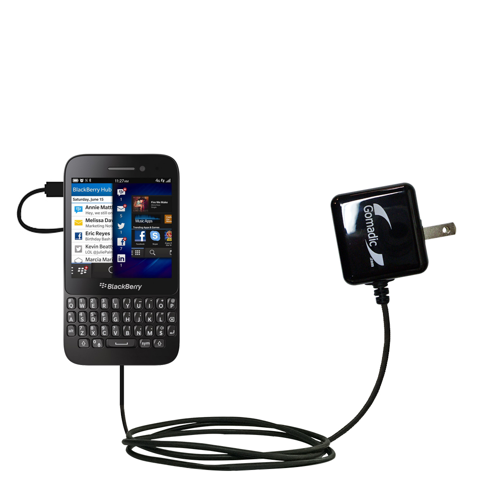 Wall Charger compatible with the Blackberry Q5
