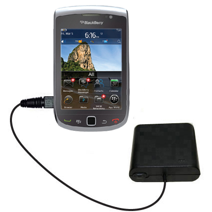 AA Battery Pack Charger compatible with the Blackberry Torch 2