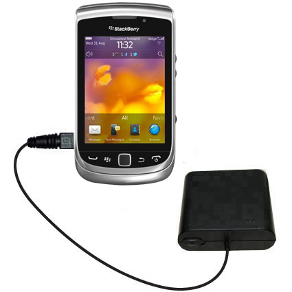 AA Battery Pack Charger compatible with the Blackberry Torch 9810