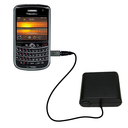 AA Battery Pack Charger compatible with the Blackberry Tour