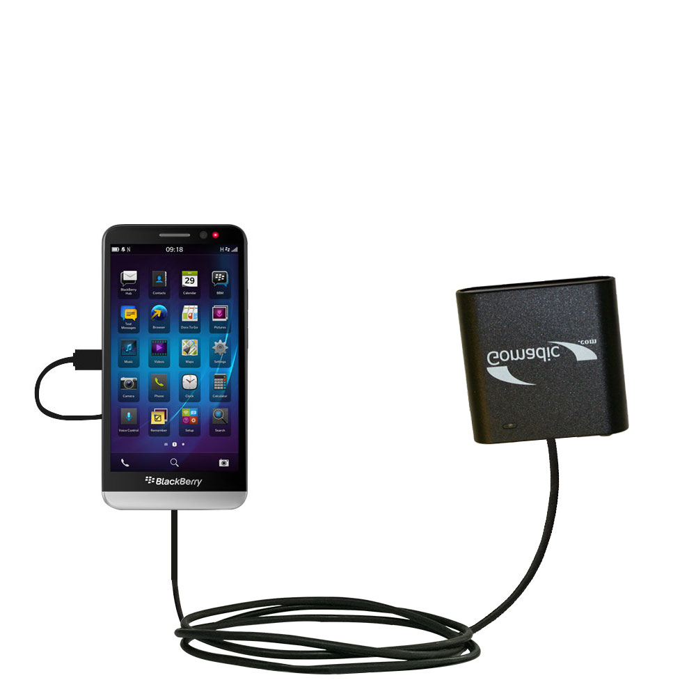 AA Battery Pack Charger compatible with the Blackberry Z30