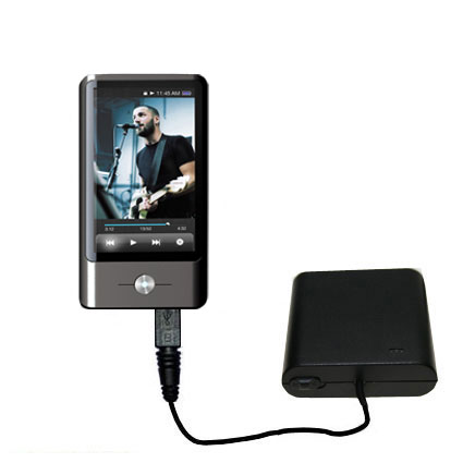 AA Battery Pack Charger compatible with the Coby MP837 Touchscreen Video MP3 Player