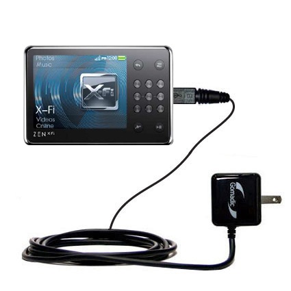 Wall Charger compatible with the Creative Zen X-Fi with Wireless LAN
