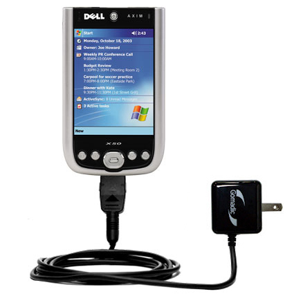 Wall Charger compatible with the Dell Axim X50 X50v